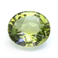 13.02 Ct. Yellowish Green Prasiolite from Brazil Video