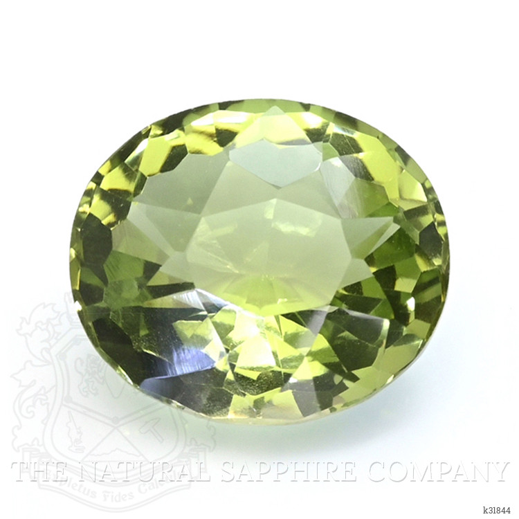 13.02 Ct. Yellowish Green Prasiolite from Brazil