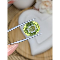 13.02 Ct. Yellowish Green Prasiolite from Brazil Life Style