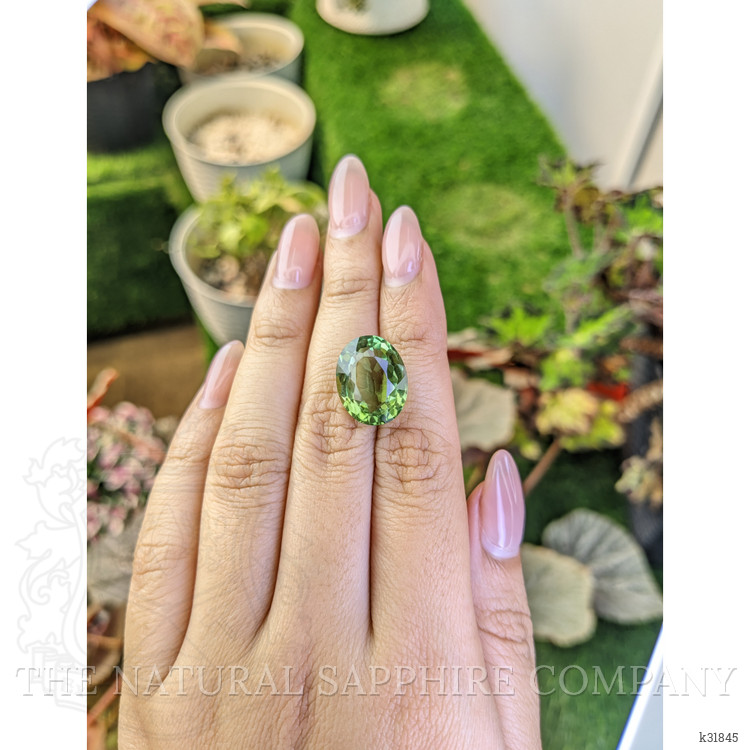 10.45 Ct. Green Prasiolite from Brazil