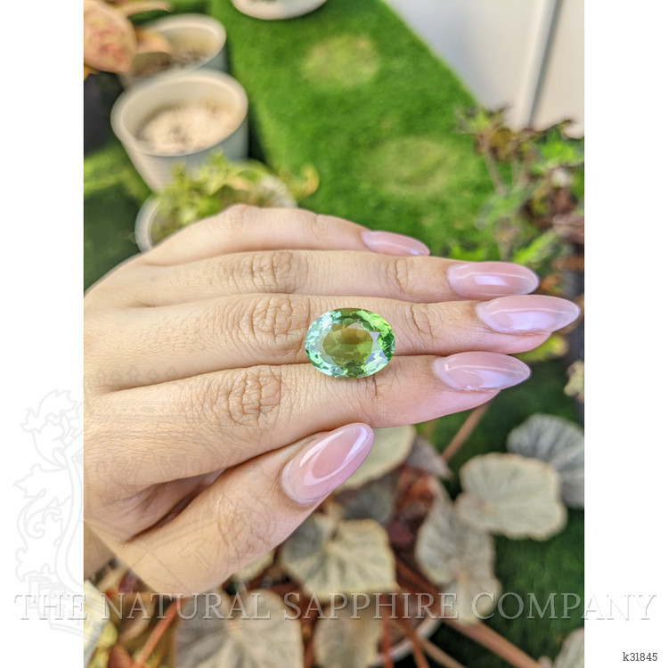 10.45 Ct. Green Prasiolite from Brazil
