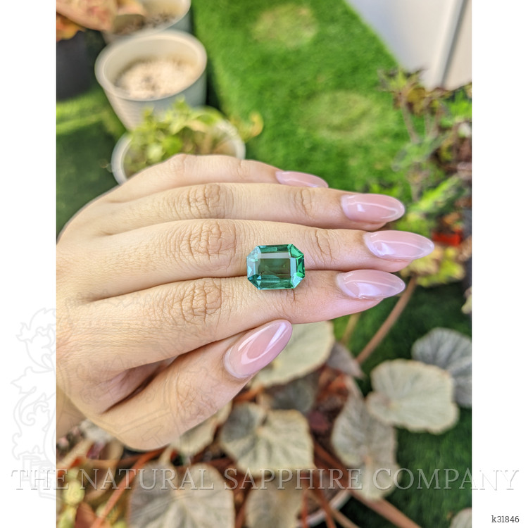7.53 Ct. Bluish Green Prasiolite from Brazil