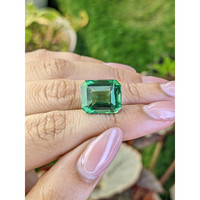 11.12 Ct. Green Prasiolite from Brazil Life Style