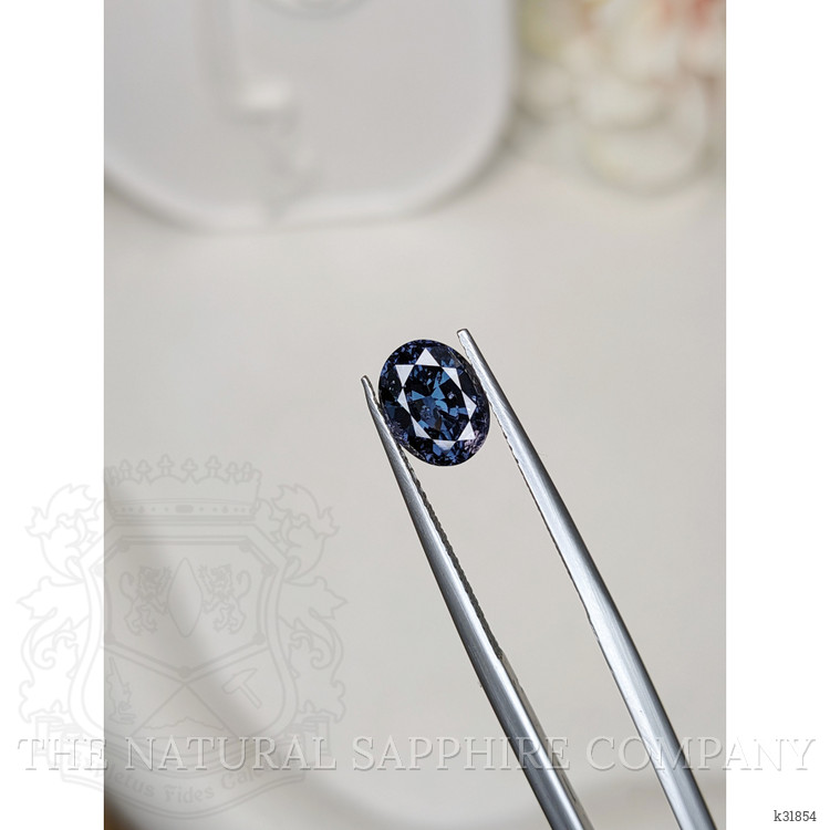 2.08 Ct. Purplish Blue Spinel from Ceylon (Sri Lanka)
