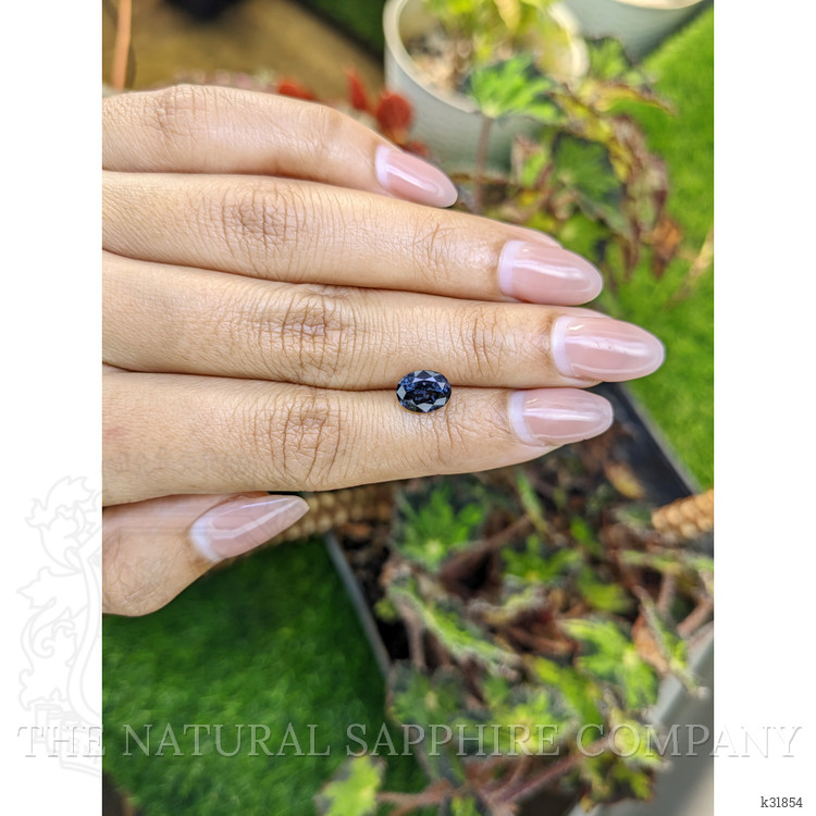 2.08 Ct. Purplish Blue Spinel from Ceylon (Sri Lanka)