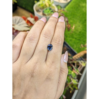 2.08 Ct. Purplish Blue Spinel from Ceylon (Sri Lanka) Life Style