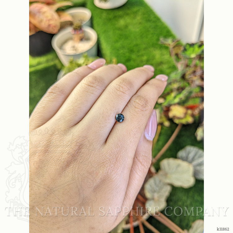 0.74 Ct. Greenish Blue Spinel from Ceylon (Sri Lanka)
