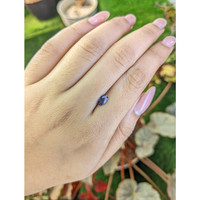 0.57 Ct. Purplish Blue Spinel from Ceylon (Sri Lanka) Life Style
