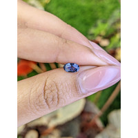 0.57 Ct. Purplish Blue Spinel from Ceylon (Sri Lanka) Life Style