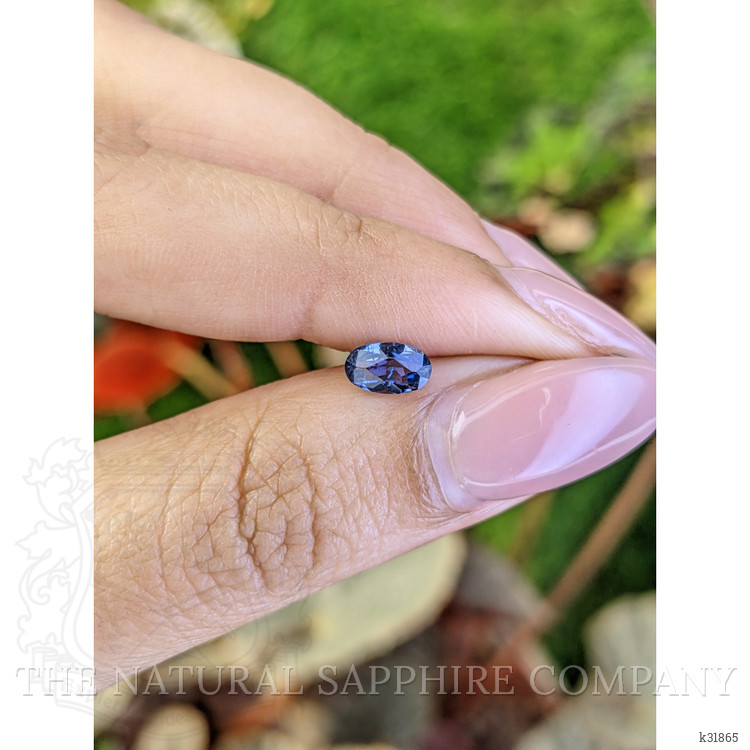 0.57 Ct. Purplish Blue Spinel from Ceylon (Sri Lanka)