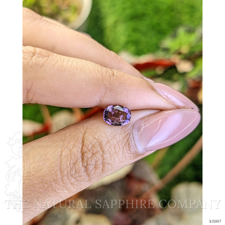 1.17 Ct. Purplish Pink Spinel from Ceylon (Sri Lanka)