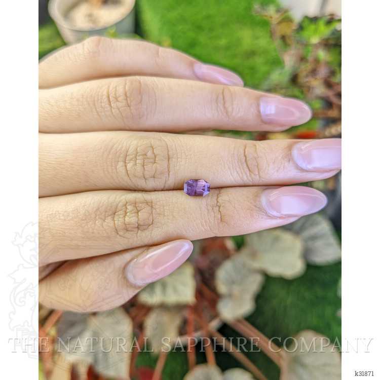 0.85 Ct. Purple Spinel from Ceylon (Sri Lanka)
