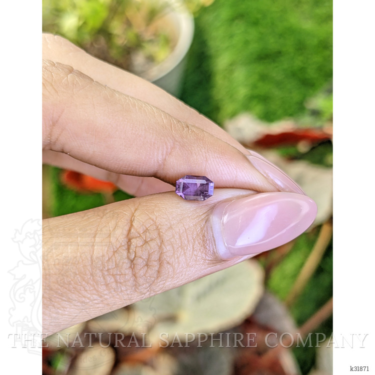 0.85 Ct. Purple Spinel from Ceylon (Sri Lanka)