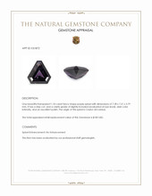 1.33 Ct. Purple Spinel from Ceylon (Sri Lanka) Appraisal
