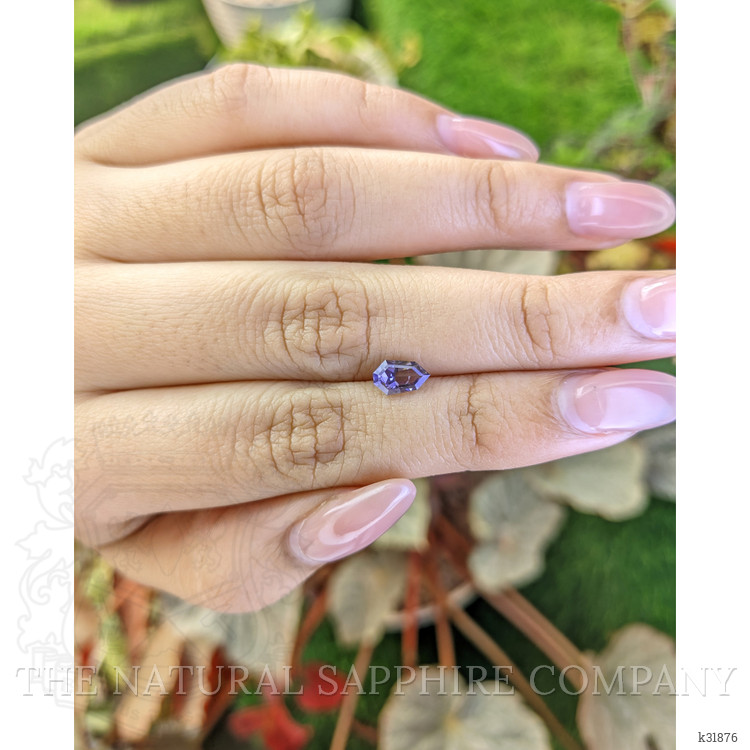 0.77 Ct. Purple Spinel from Ceylon (Sri Lanka)