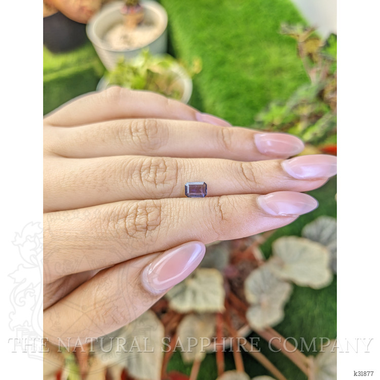 0.78 Ct. Purple Spinel from Ceylon (Sri Lanka)