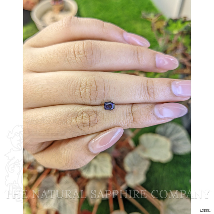 0.71 Ct. Bluish Purple Spinel from Ceylon (Sri Lanka)