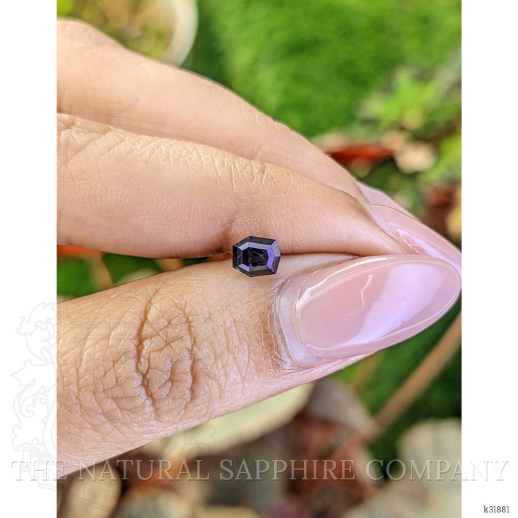 0.71 Ct. Bluish Purple Spinel from Ceylon (Sri Lanka)