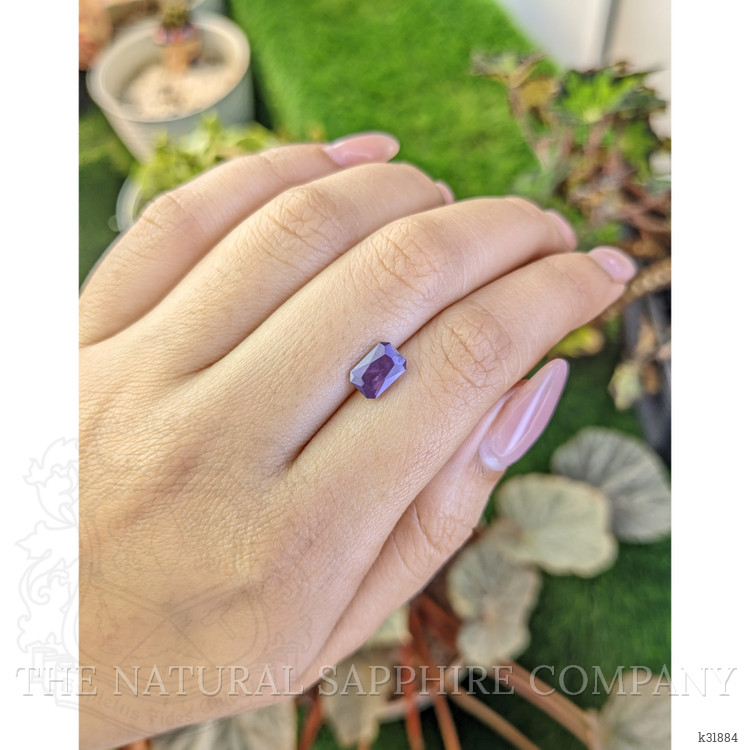 1.53 Ct. Pinkish Purple Spinel from Ceylon (Sri Lanka)