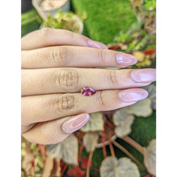 1.10 Ct. Purplish Pink Garnet from Ceylon (Sri Lanka) Life Style