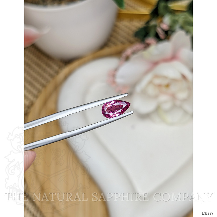 1.10 Ct. Purplish Pink Garnet from Ceylon (Sri Lanka)