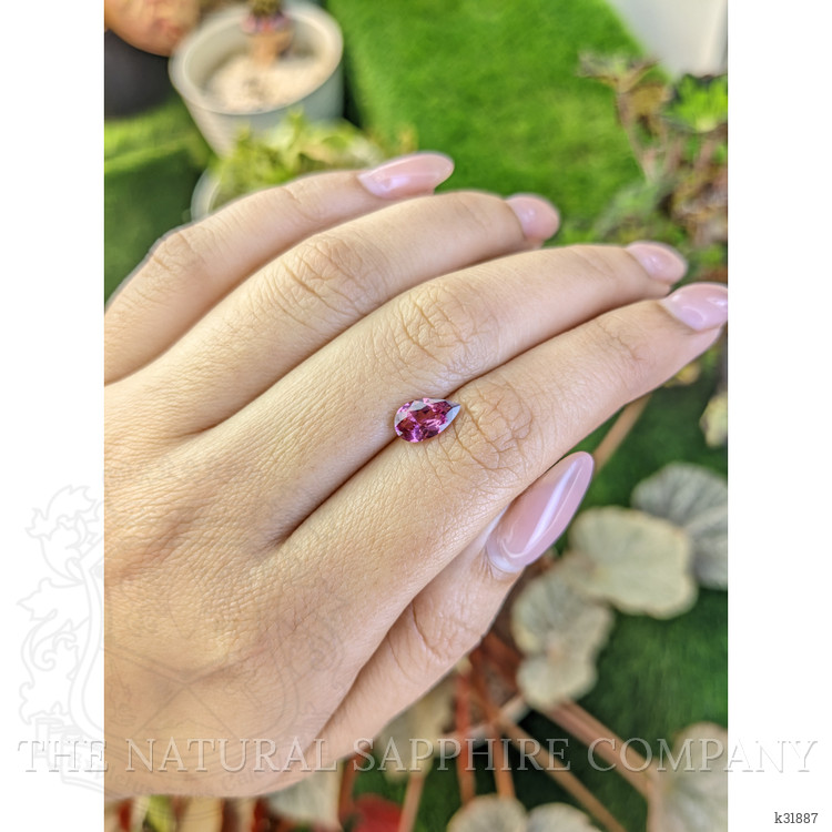 1.10 Ct. Purplish Pink Garnet from Ceylon (Sri Lanka)