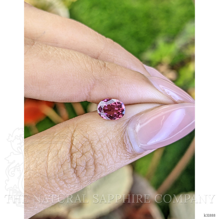 0.92 Ct. Purplish Pink Garnet from Ceylon (Sri Lanka)