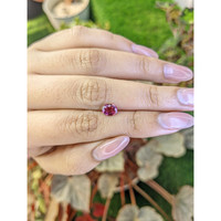 0.92 Ct. Purplish Pink Garnet from Ceylon (Sri Lanka) Life Style