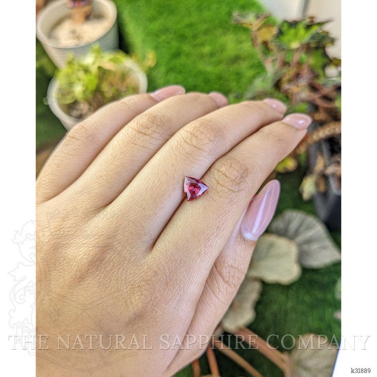 1.31 Ct. Purplish Pink Garnet from Ceylon (Sri Lanka)