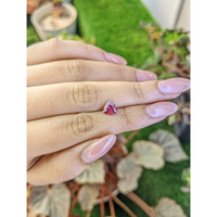 1.31 Ct. Purplish Pink Garnet from Ceylon (Sri Lanka) Life Style