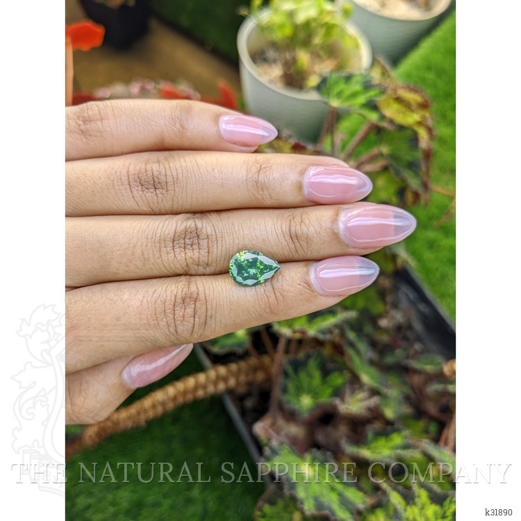4.22 Ct. Green Tourmaline from Ceylon (Sri Lanka)