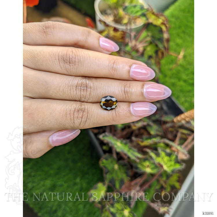3.27 Ct. Yellowish Brown Tourmaline from Ceylon (Sri Lanka)