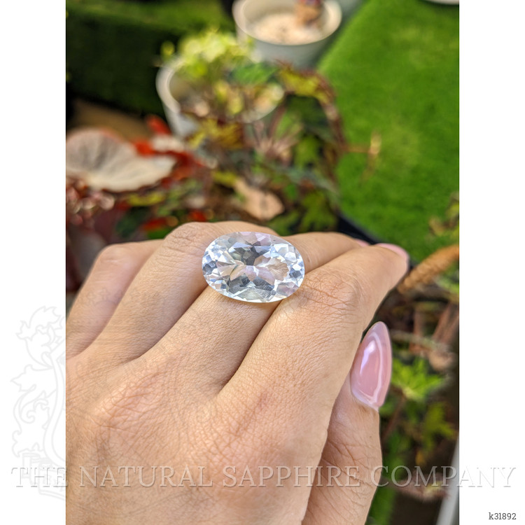 15.63 Ct. White Quartz from Brazil
