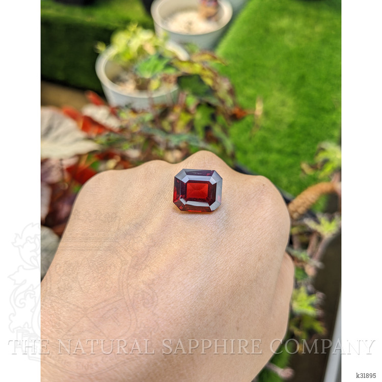 14.26 Ct. Red Almandine Garnet from Ceylon (Sri Lanka)