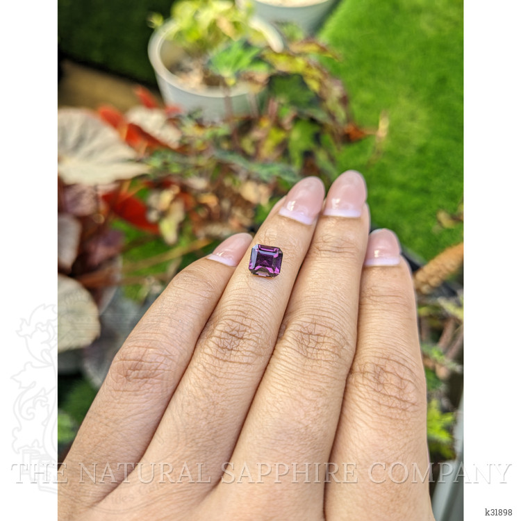 1.96 Ct. Purple Spinel from Ceylon (Sri Lanka)
