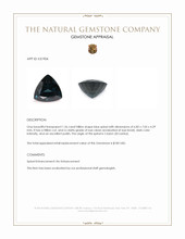 1.26 Ct. Blue Spinel from Ceylon (Sri Lanka) Appraisal