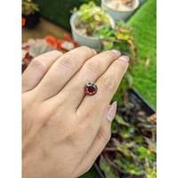4.67 Ct. Red Garnet from Ceylon (Sri Lanka) Life Style