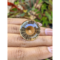 41.64 Ct. Yellowish Brown Smoky Quartz from Brazil Life Style