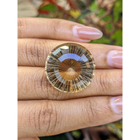 41.64 Ct. Yellowish Brown Smoky Quartz from Brazil Life Style