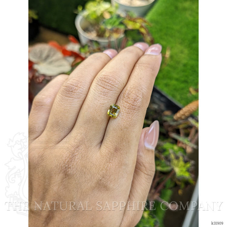 1.42 Ct. Greenish Yellow Tourmaline from Ceylon (Sri Lanka)