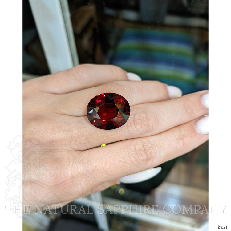 21.36 Ct. Garnet from Ceylon (Sri Lanka)