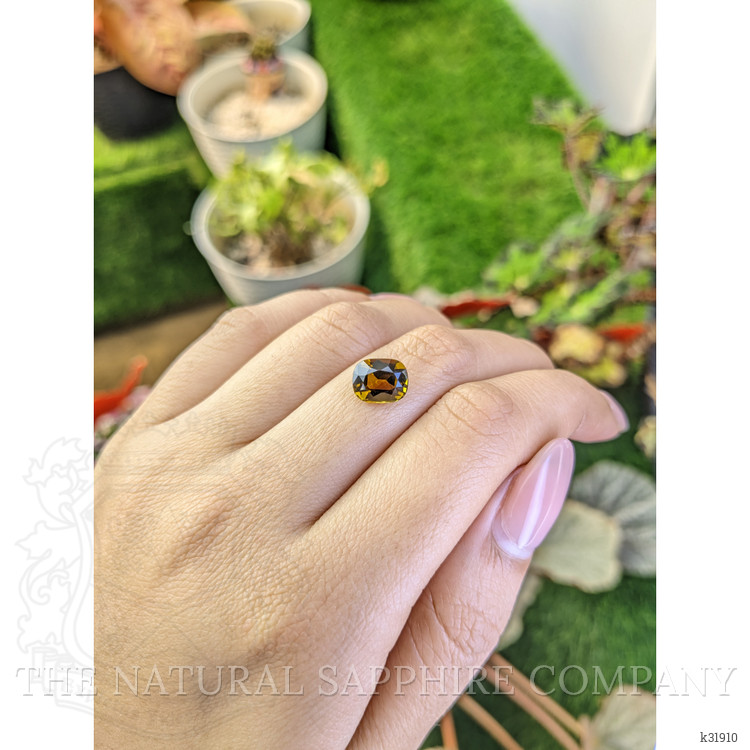 2.77 Ct. Yellowish Brown Tourmaline from Ceylon (Sri Lanka)