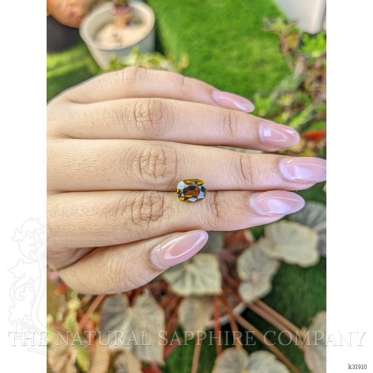 2.77 Ct. Yellowish Brown Tourmaline from Ceylon (Sri Lanka)