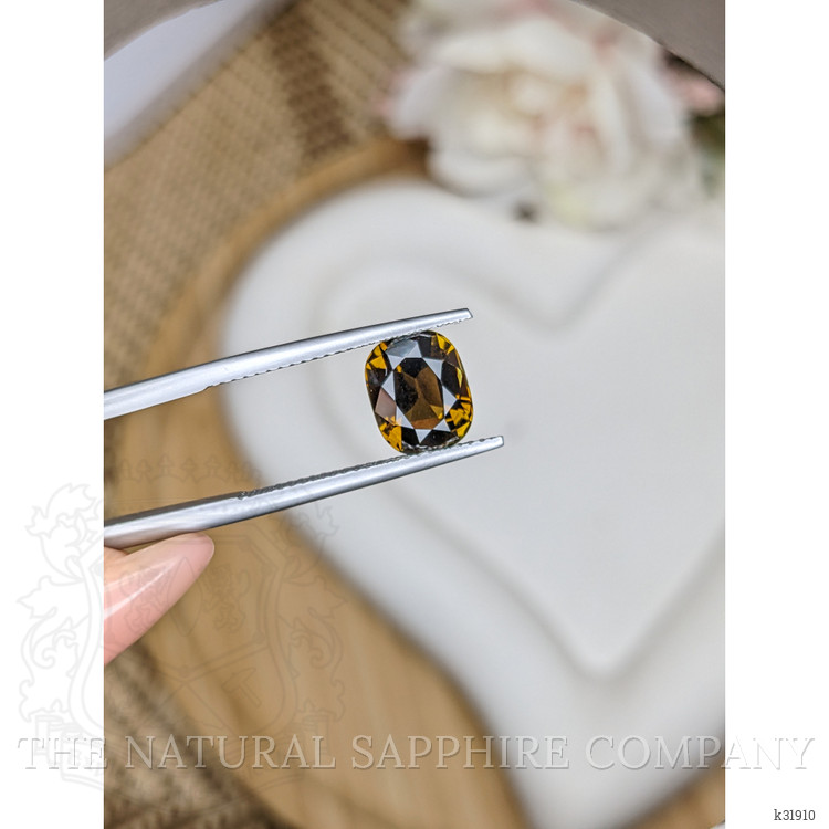 2.77 Ct. Yellowish Brown Tourmaline from Ceylon (Sri Lanka)