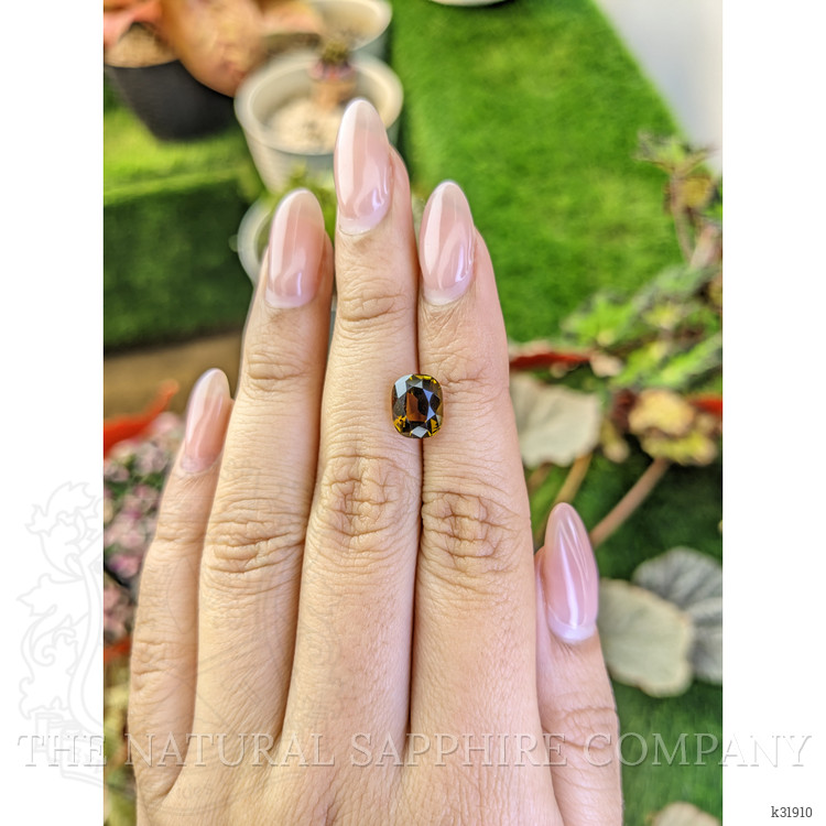 2.77 Ct. Yellowish Brown Tourmaline from Ceylon (Sri Lanka)
