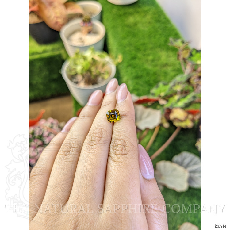 3.15 Ct. Brownish Yellow Tourmaline from Ceylon (Sri Lanka)