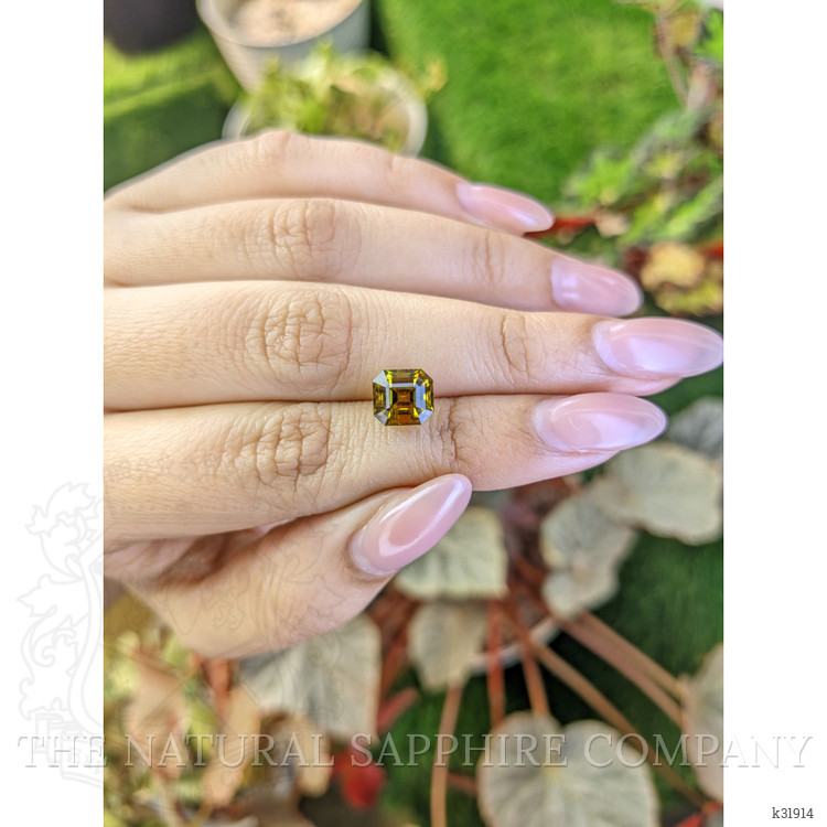 3.15 Ct. Brownish Yellow Tourmaline from Ceylon (Sri Lanka)