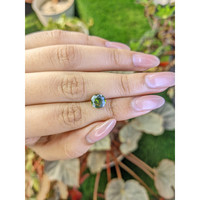 2.41 Ct. Green Zircon from Ceylon (Sri Lanka) Life Style
