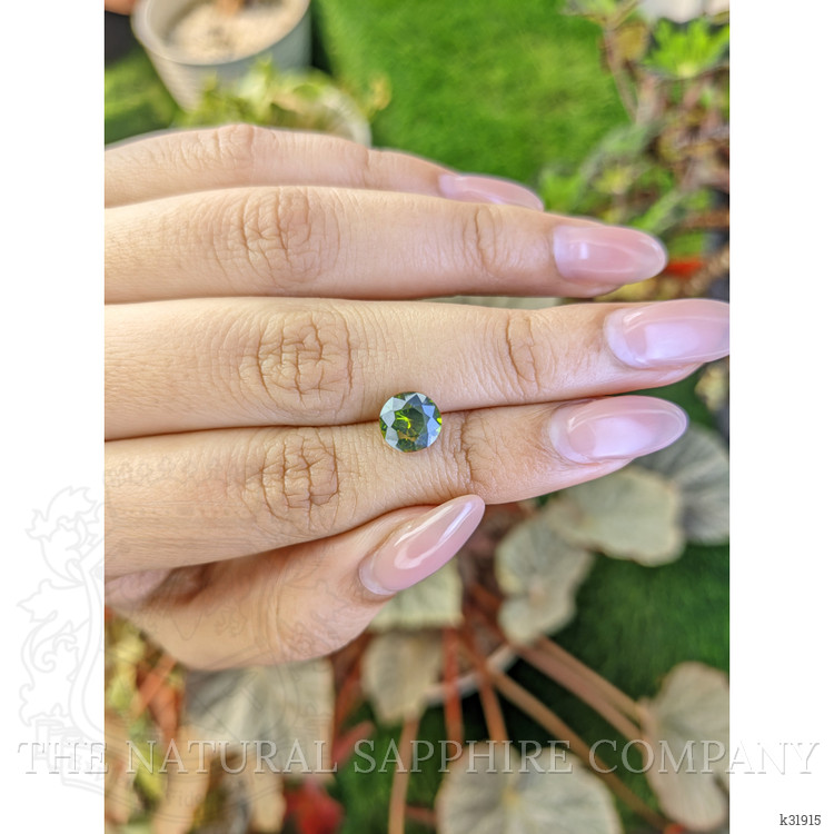 2.41 Ct. Green Zircon from Ceylon (Sri Lanka)