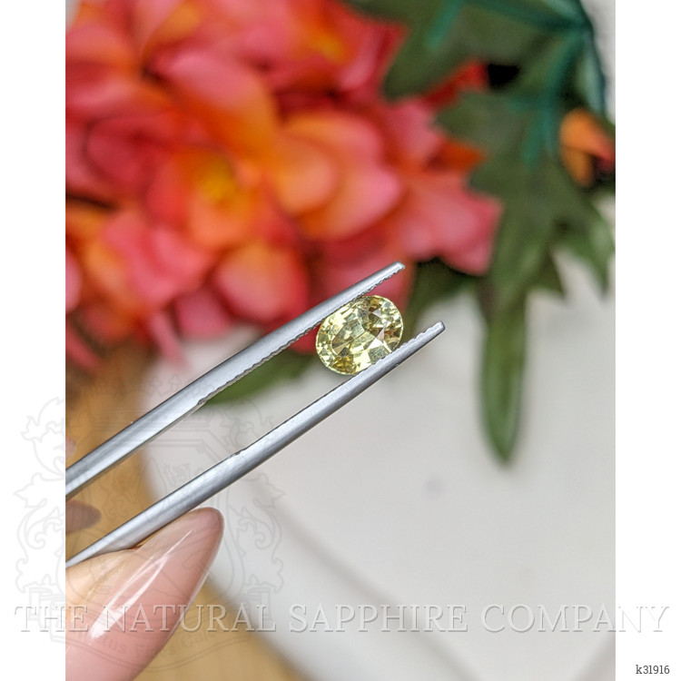 1.20 Ct. Greenish Yellow Chrysoberyl from Ceylon (Sri Lanka)